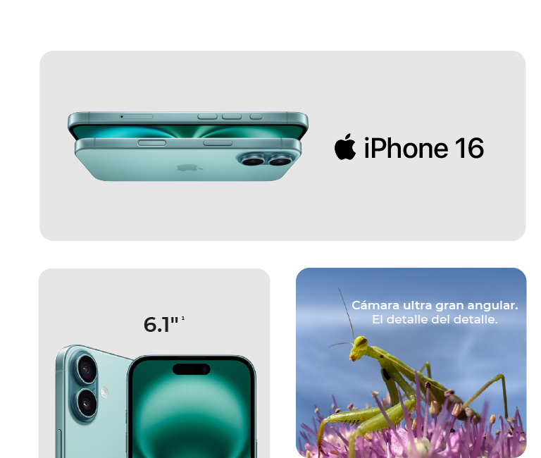 iPhone 16 con cámara ultra gran angular