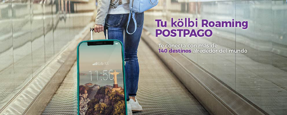 Roaming postpago te conecta desde más de 140 destinos alrededor del mundo 