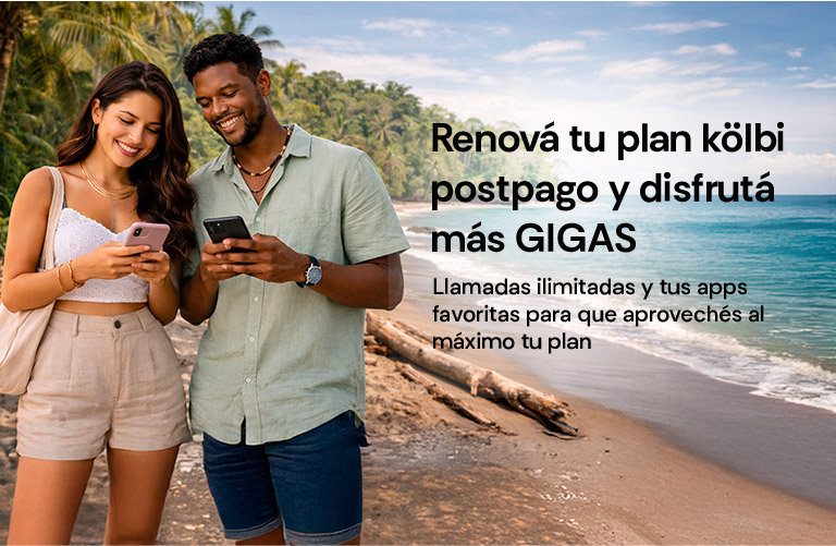 Renová tu plan kölbi postpago y disfrutá más gigas