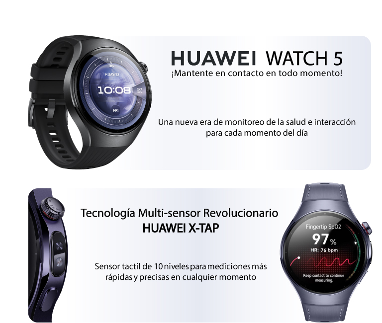 Huawei Watch 5 46MM: sensor Huawei X-TAP