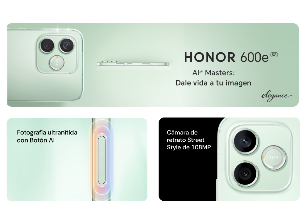 HONOR 600e AI Masters: Dale vida a tu imagen