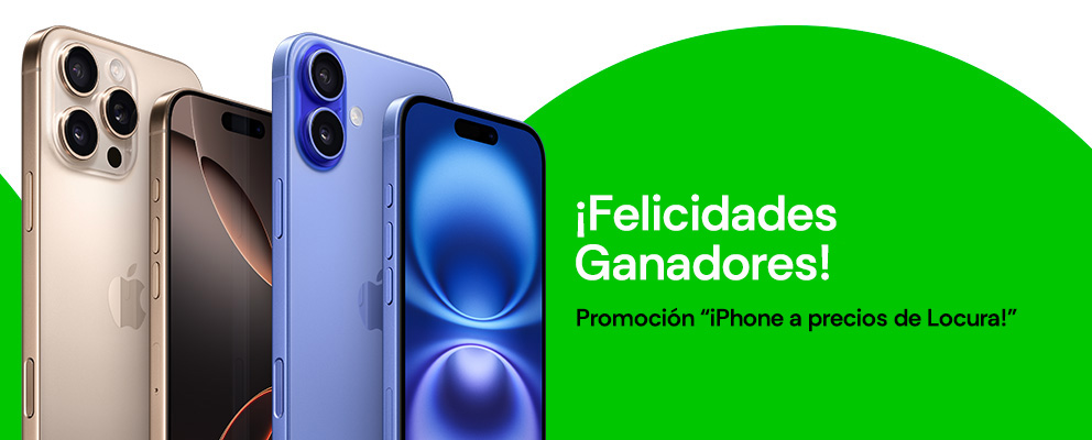 Ganadores Promoción "¡iPhone a Precios de Locura!"