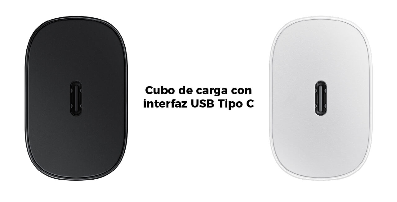 Cubo de carga con interfaz USB Tipo C