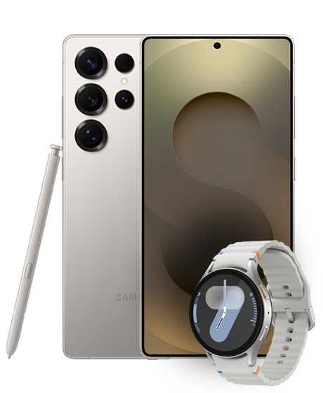 Samsung Galaxy S25 Ultra vista frontal y trasera