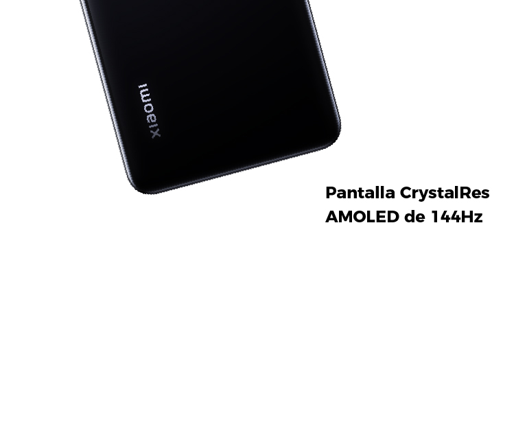Pantalla CrystalRes AMOLED de 144Hz