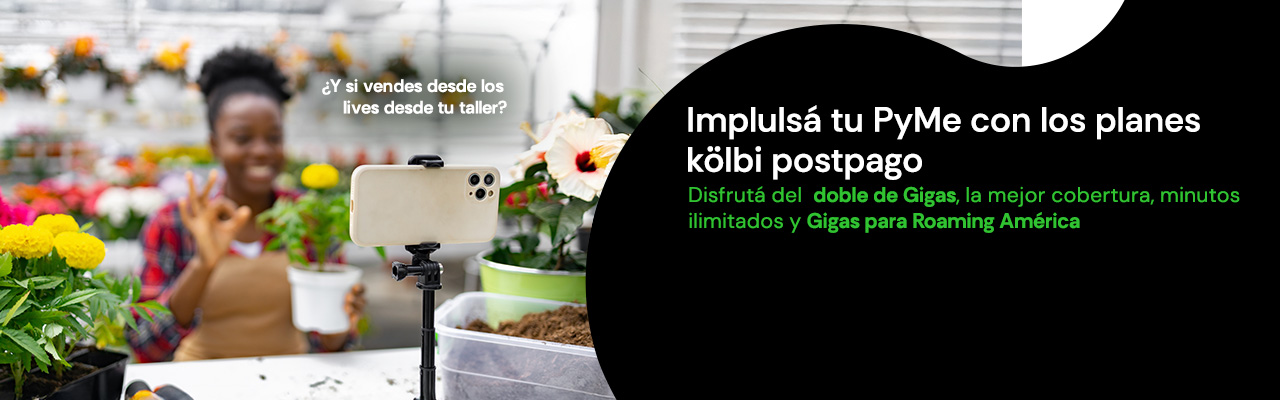 Disfrutá del doble de Gigas, la mejor cobertura, minutos ilimitados y roaming América