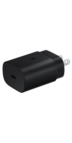 Samsung Cubo de Carga 25W vista lateral