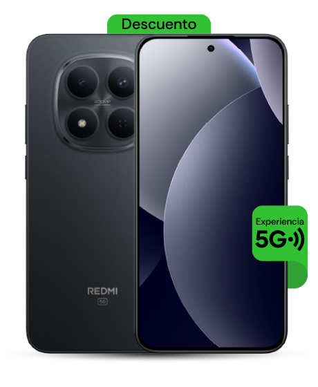 REDMI note 15 Pro vista frontal y trasera