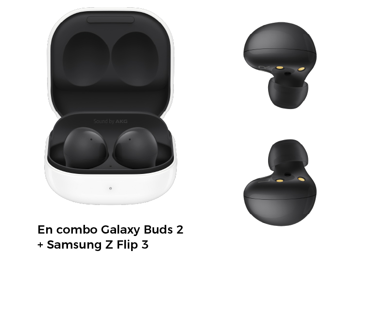 En combo Galaxy Buds 2 + Samsung Z Flip 3