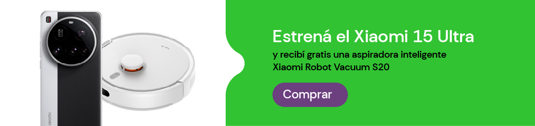 Estrená el Xiaomi 15 Ultra y recibí gratis aspiradora inteligente Xiaomi Robot Vacuum S20