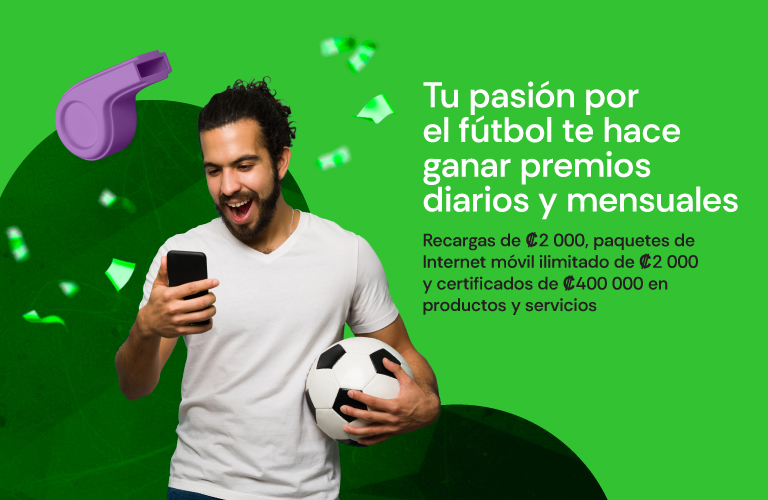Ganá premios diarios y mensuales: recargas, paquetes de internet móvil ilimitado y certificados en productos y servicios