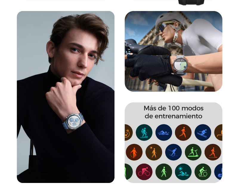 Más de 100 modos de entrenamiento