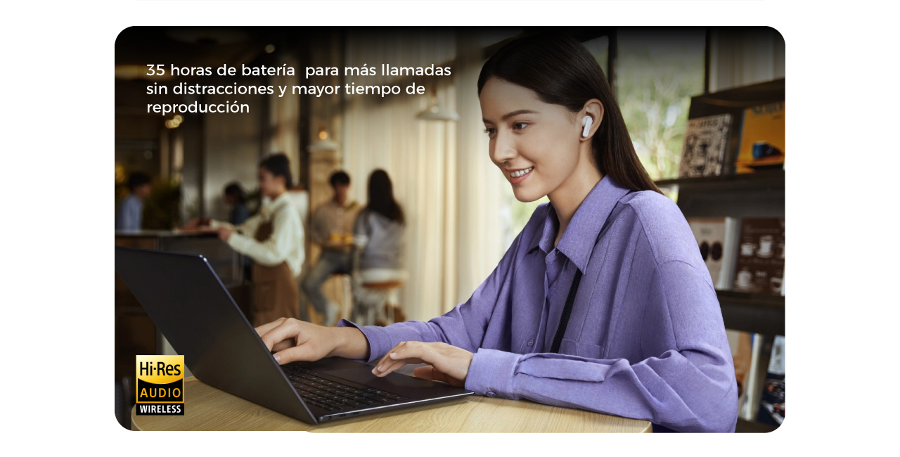 35 horas de batería