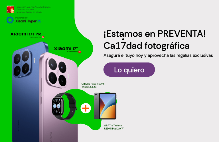 Estamos en PREVENTA:  Xiaomi 17T Series