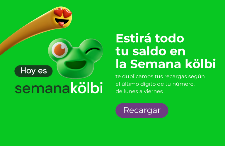 Estirá todo tu saldo en la semana kölbi, te duplicamos tus recargas desde mil colones