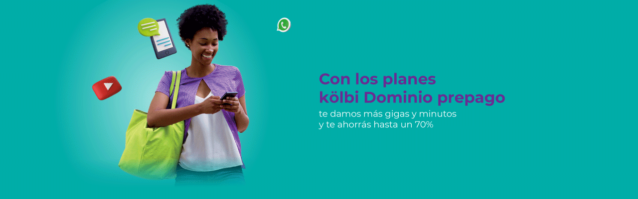 Con los planes Dominio Prepago es fácil