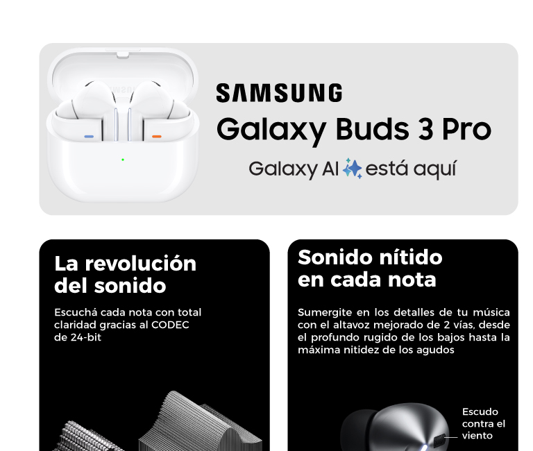 Samsung Galaxy Buds 3 Pro la revolución del sonido