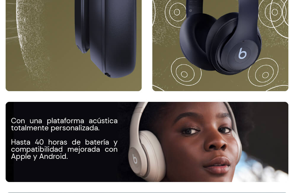 Beats Studio Pro, con hasta 40 horas de batería