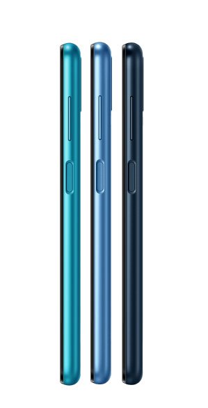 Samsung M12 vista lateral