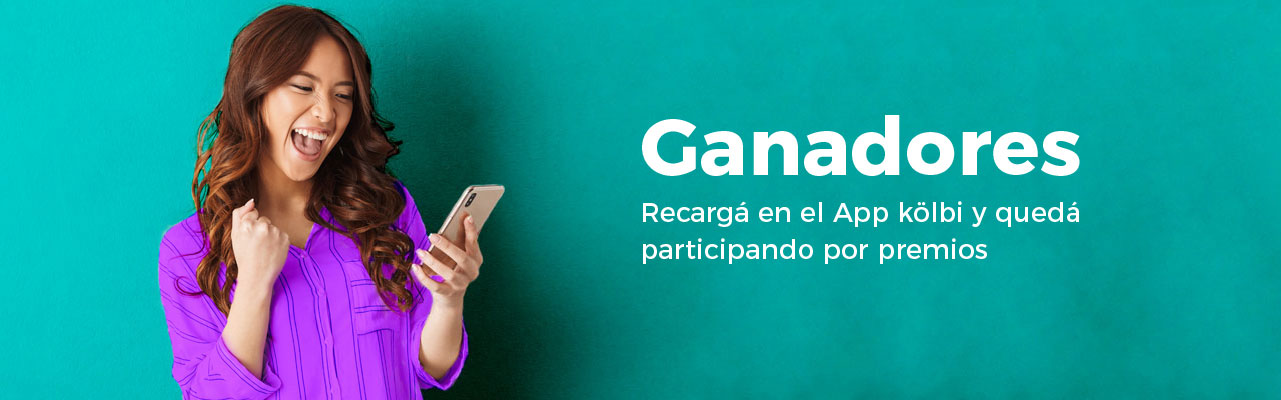 Recargá en el App kölbi y queda participando por premios