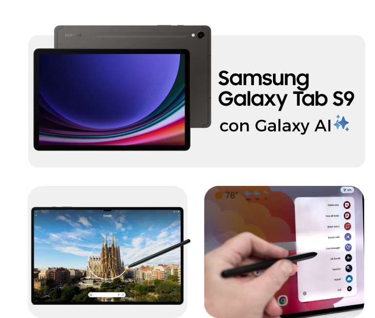 Galaxy Tab S9 con Galaxy AI