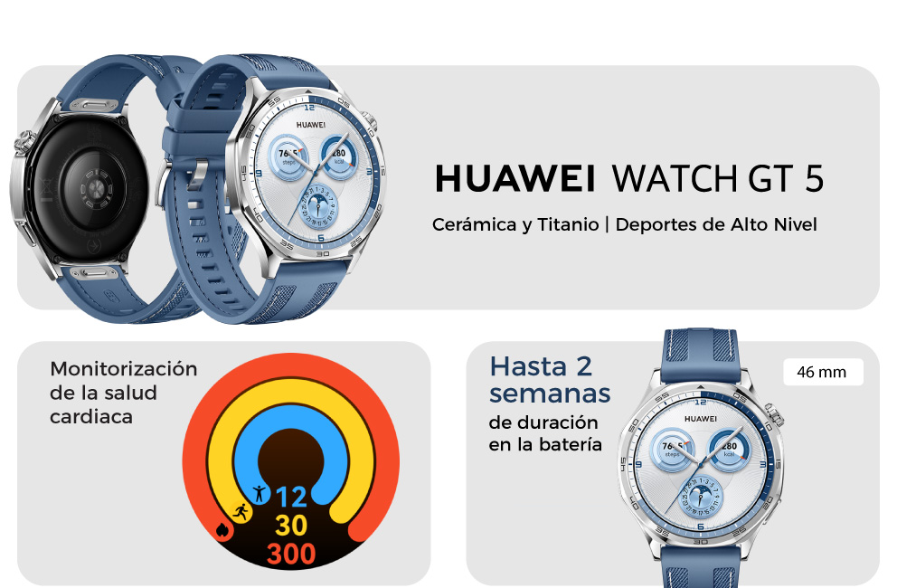 Monitorización en la salud cardiaca y hasta 2 semanas de duración en la batería