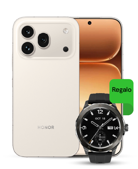 HONOR 600 Pro vista frontal y trasera
