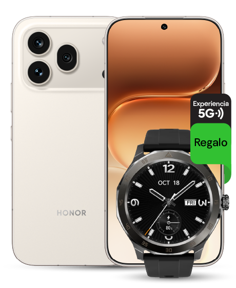 HONOR 600 Pro vista frontal y trasera