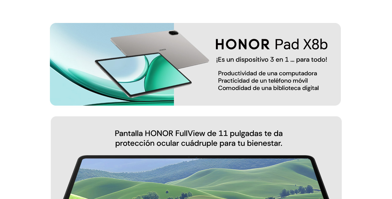 Honor Pad X8b ¡Es un dispositivo 3 en 1… para todo!