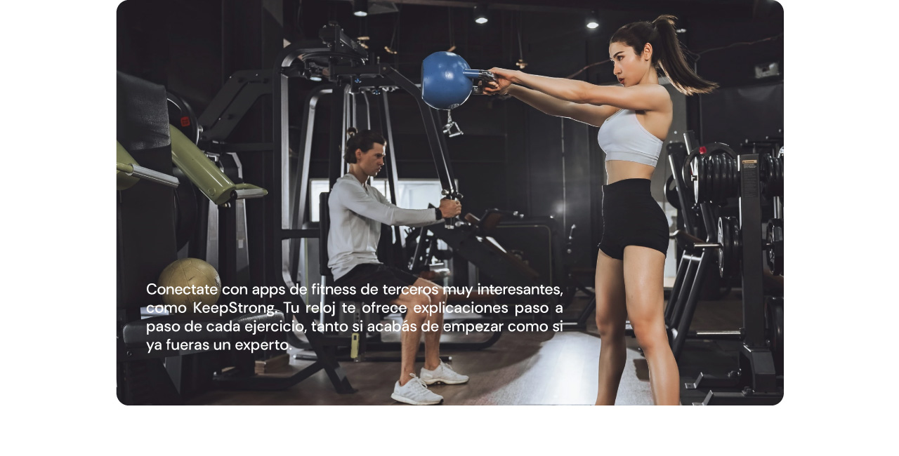 Conectate con apps de fitness