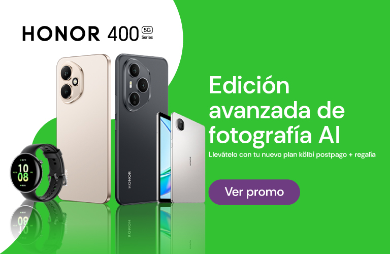 Con kölbi y HONOR 400 Lite podés más con su AI en un clic
