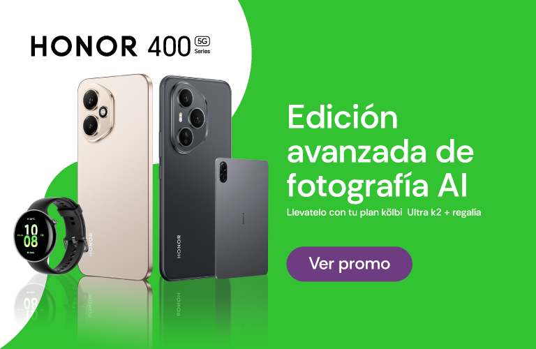 Con kölbi y HONOR 400 Lite podés más con su AI en un clic