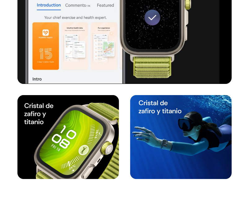 Incorpora la nueva y mejorada tecnología HUAWEI TruSense 