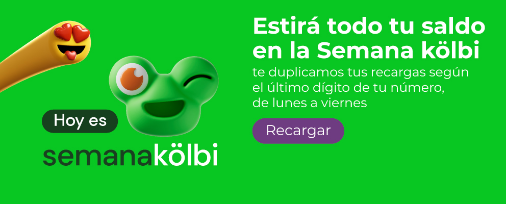 Estirá todo tu saldo en la semana kölbi, te duplicamos tus recargas desde mil colones