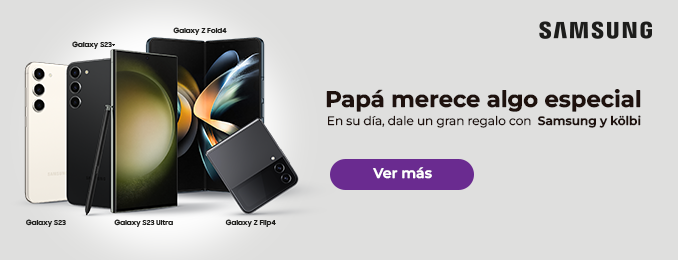 ¡Papá merece algo especial! En su día, dale un gran regalo con samsung y kölbi. Ver más