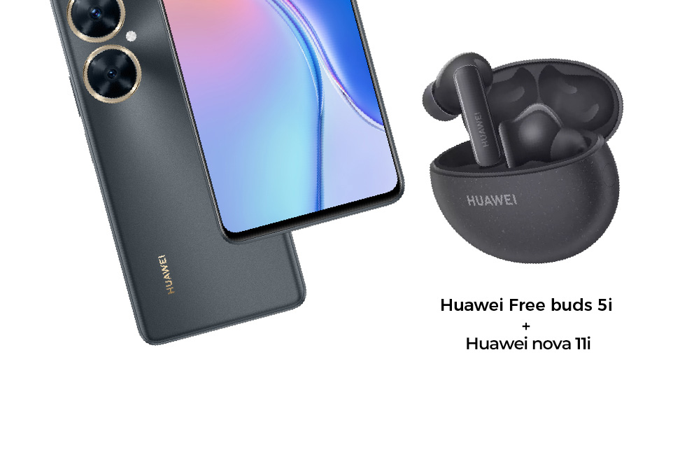 Combo Free buds 5i + Huawei 11i