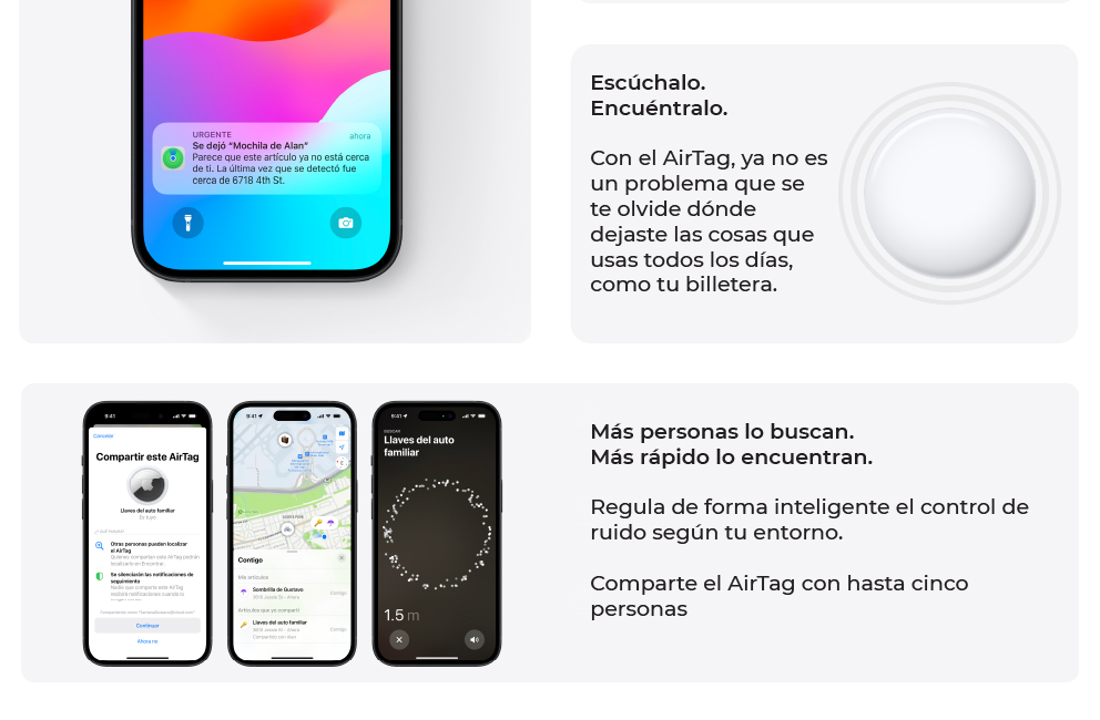 Con conector USB-C, Audio adaptativo y Mordo ambiente para escuchar sin problema