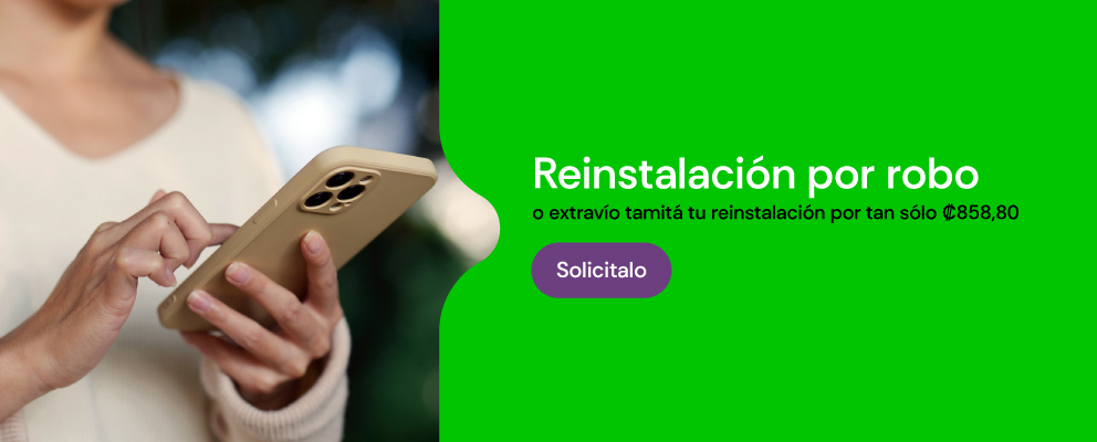 Reinstalación robo o extravío