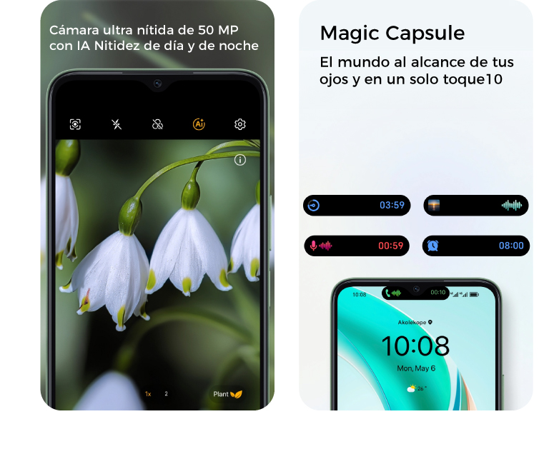 Almacenamiento extra grande de 8GB + 256GB