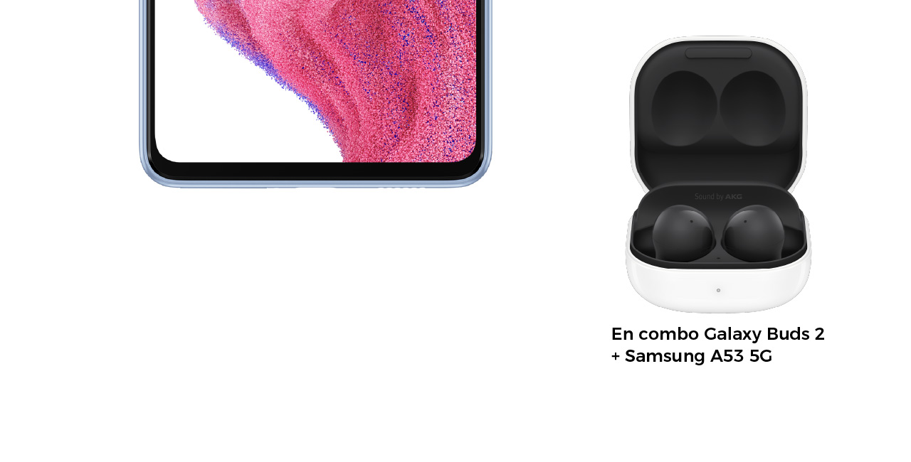 En combo Galaxy Buds 2 + Samsung A53 5G