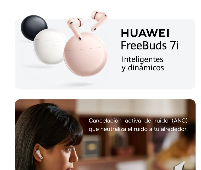 HUAWEI FreeBuds 7i Inteligentes y dinámicos