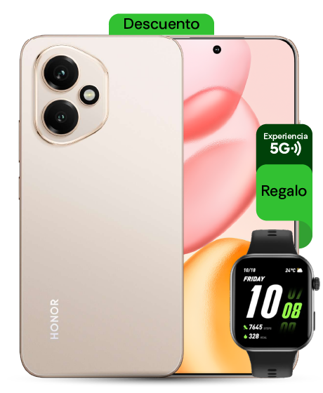 HONOR 400 vista frontal y trasera