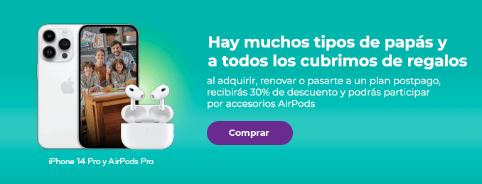Este Día del Padre al adquirir, renovar o pasarte a plan kölbi postpago obtendrás grandes beneficio