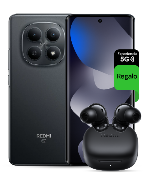 Xiaomi Redmi Note 15 5G vista frontal y trasera