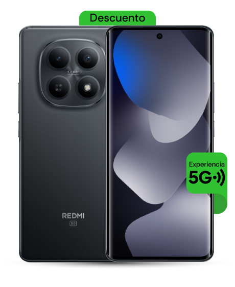 Xiaomi Redmi Note 15 5G vista frontal y trasera