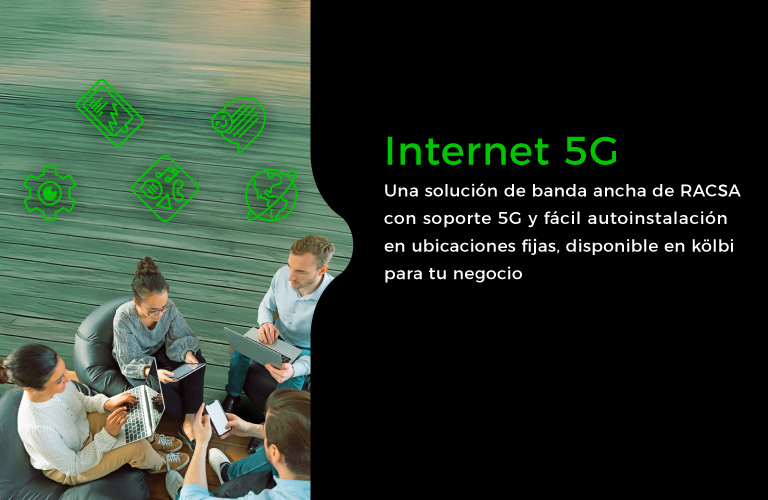 Internet 5G. Una solución de banda ancha de RACSA, disponible en kölbi