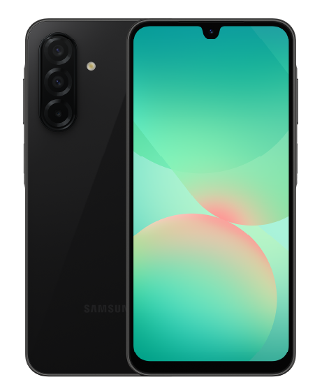 Samsung Galaxy A26 5G vista frontal y trasera + regalía