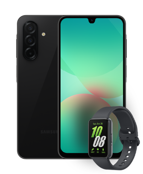 Samsung Galaxy A26 5G vista frontal y trasera + regalía