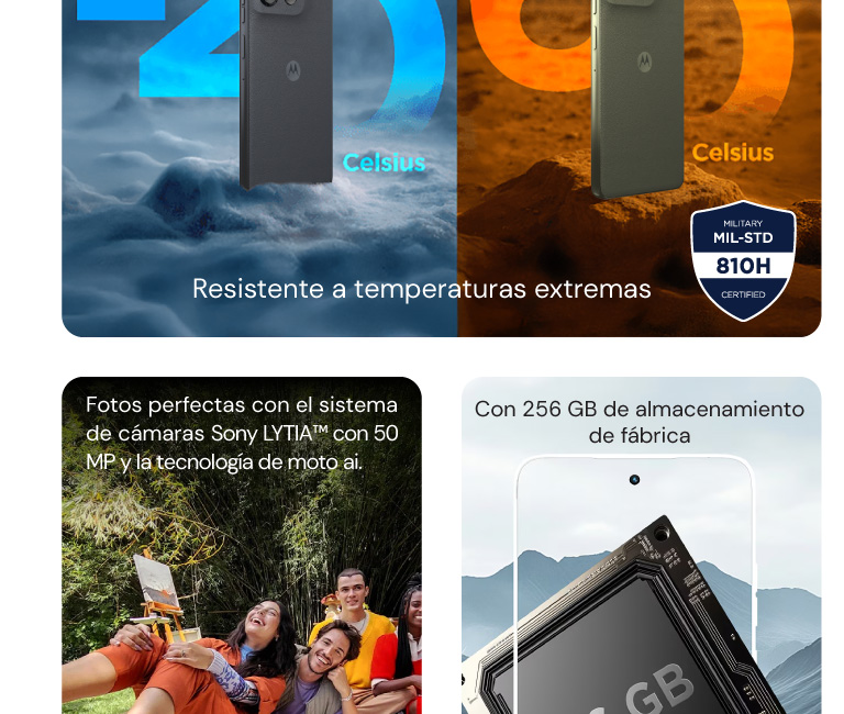 Fotos nítidas y brillantes a cualquier hora del día