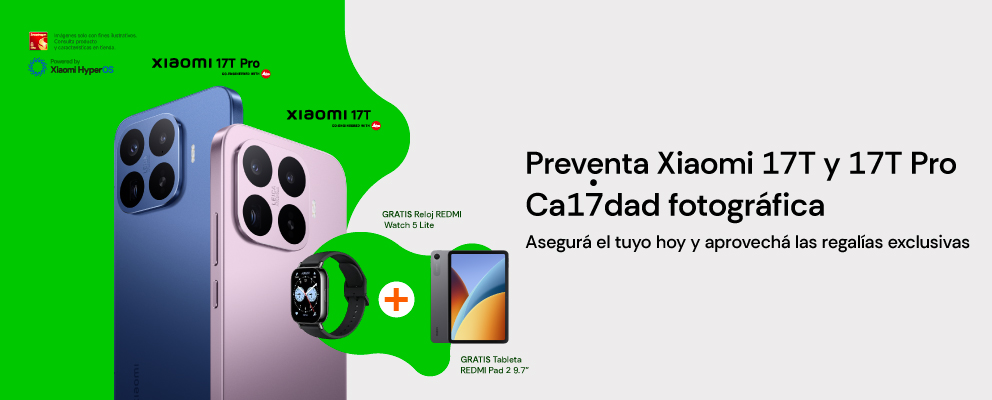 Preventa Xiaomi 17T y 17T Pro